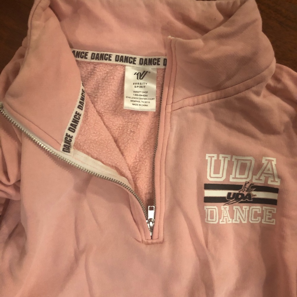 UDA Dance Quarter Zip Nationals Sweatshirt Varsity